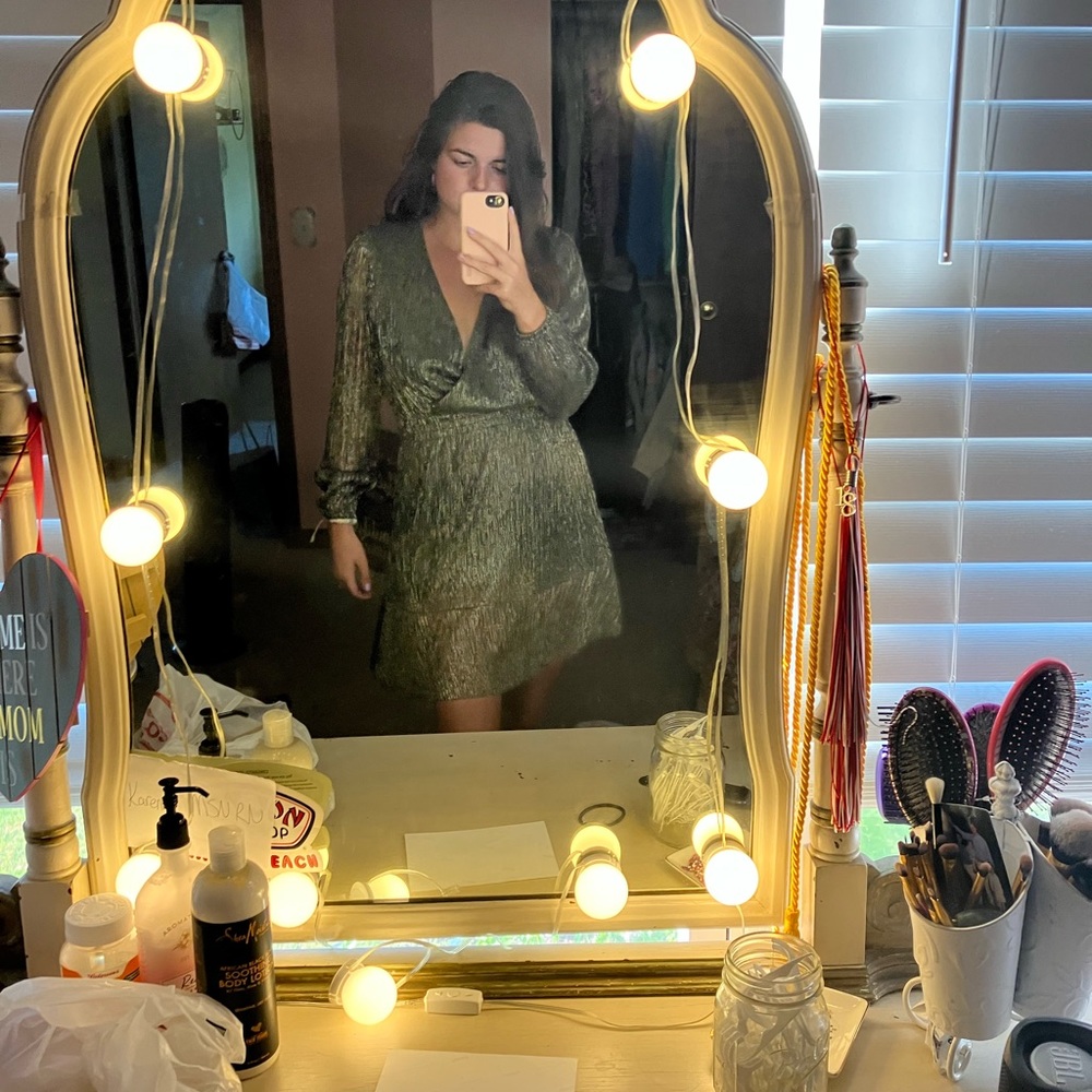 NWT banana republic mesh and sparkle dress